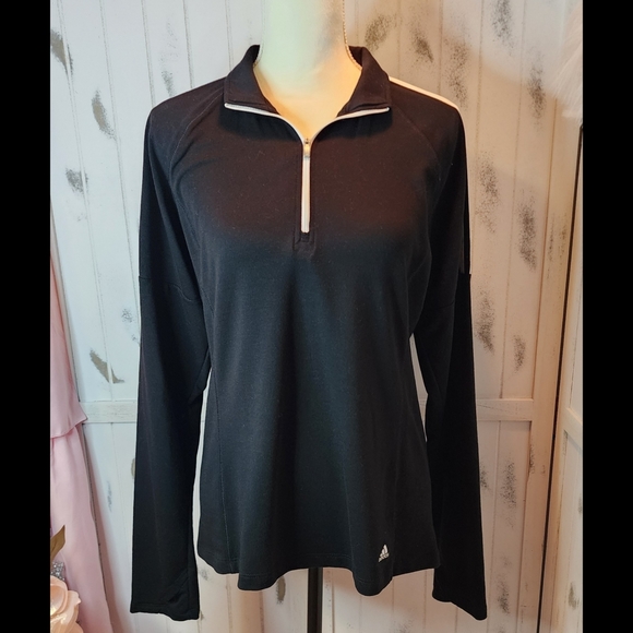 🏷 CLEARANCE! Adidas 1/4 Zip Ladies Golf Top - Picture 1 of 8